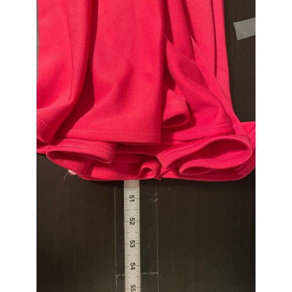 Womens Maxi Dress Size Large Pink Ruffle Sweetheart Babydoll Princess Feminine - Picture 6 of 7